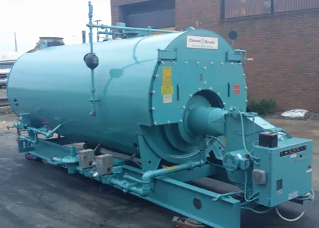 Cleaver-Brooks Firetube Steam Boiler — Skid-mounted · call for size, pressure & availability